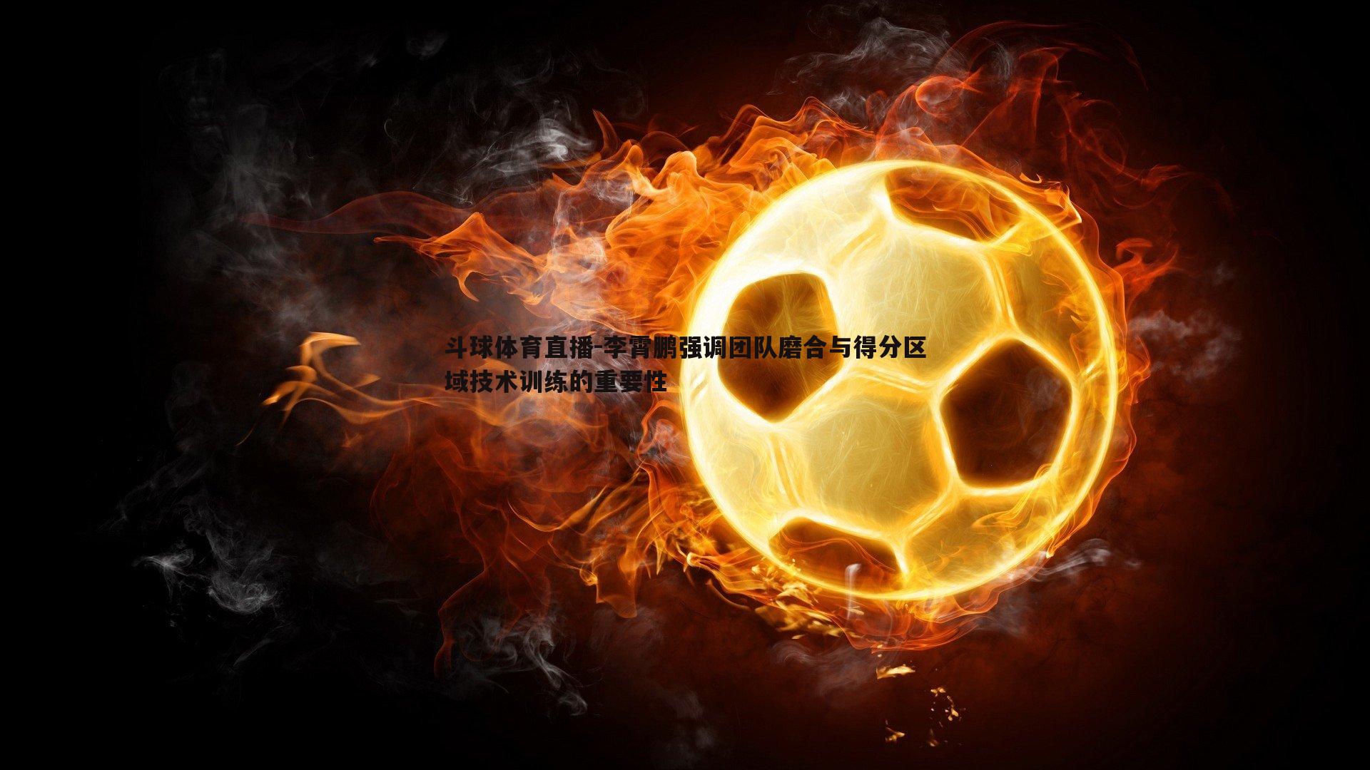 李霄鹏强调团队磨合与得分区域技术训练的重要性